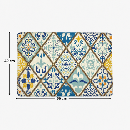 Premium Floral Anti-Slip Doormat for Entryway/Kitchen/Bathroom