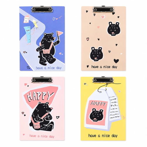 Cute Lightweight Acrylic Writing Clipboard for Office