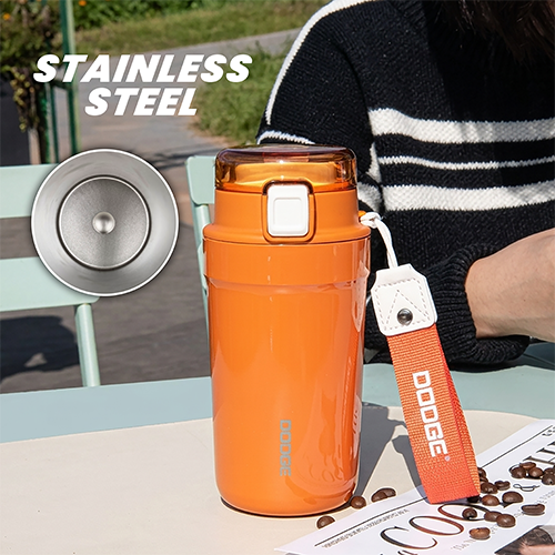 Dodge Pro Modern Insulated Steel Sipper Bottle - 420ml