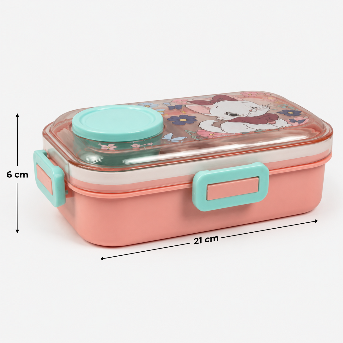 Cute Bento Lunch Box – 2 Compartment – 780ml