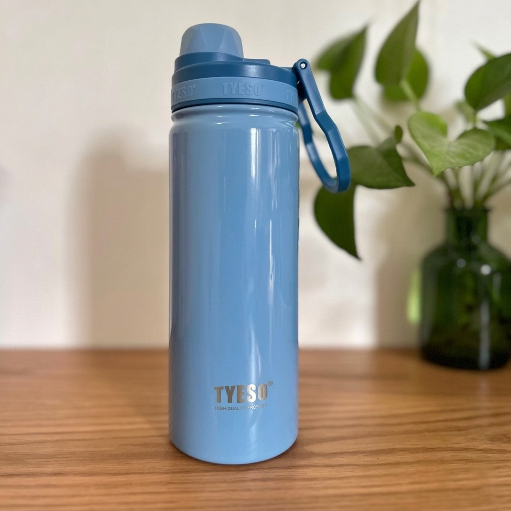 Premium TYESO Vacuum Insulated Stainless Steel Water Bottle - 750ml