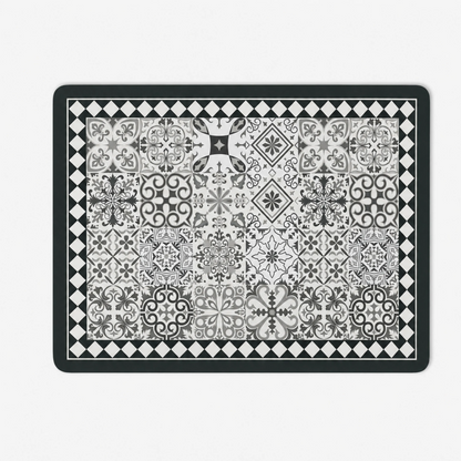 Modern Abstract Printed Doormat for Entryway, Bathroom & Kitchen