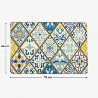 Premium Floral Anti-Slip Doormat for Entryway/Kitchen/Bathroom
