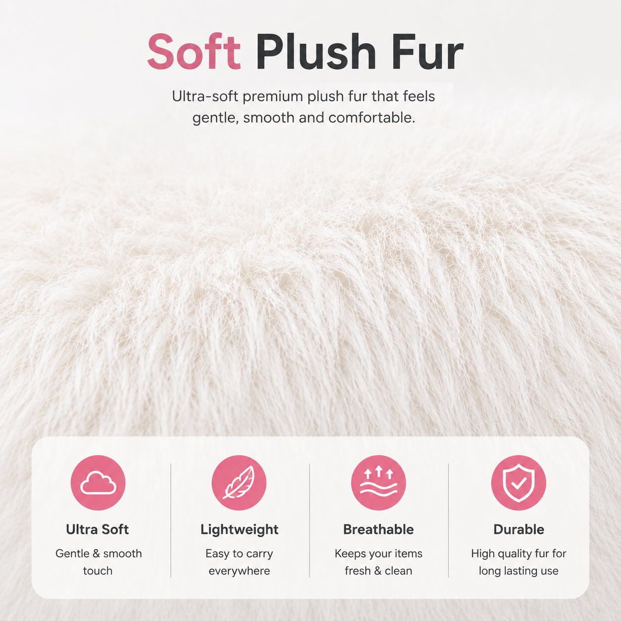 Premium Plush Pencil Pouch for Kids with Spacious Storage