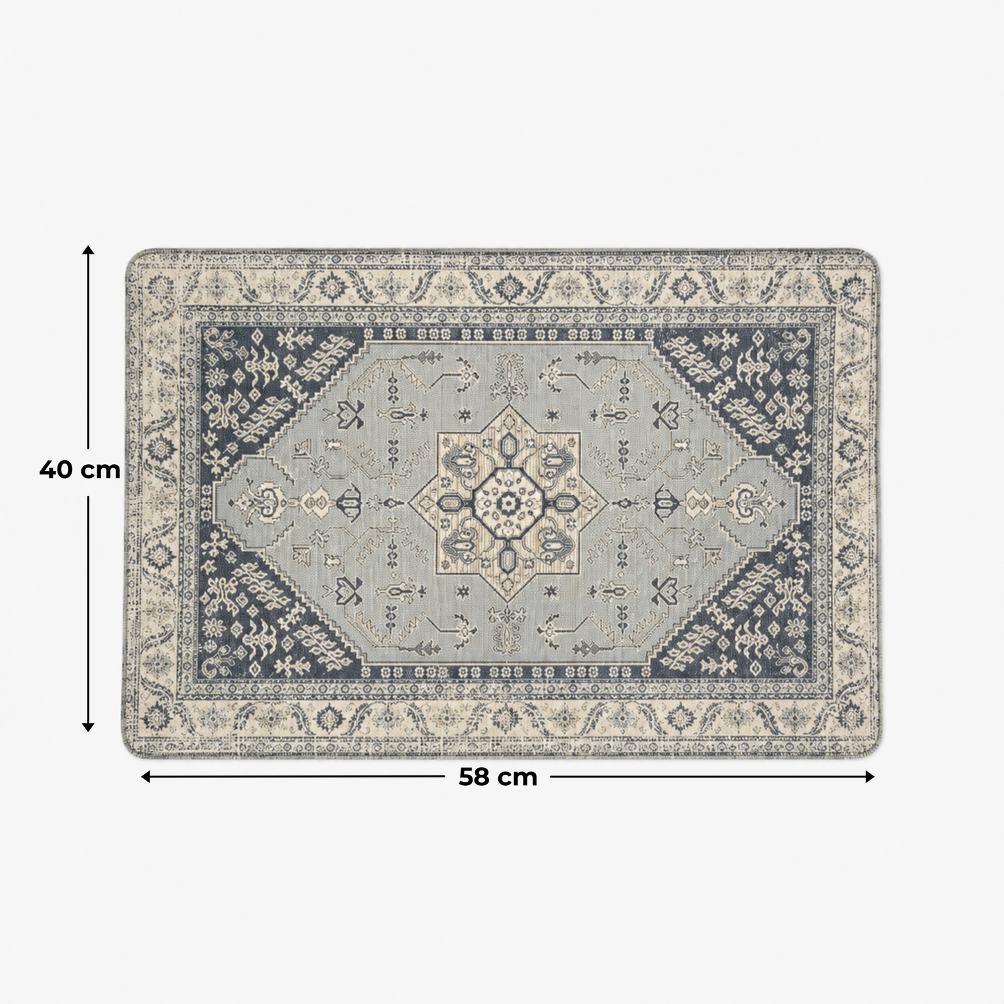 Premium Floral Anti-Slip Doormat for Entryway/Kitchen/Bathroom