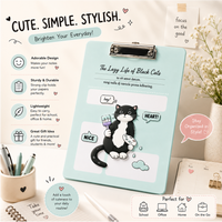 Premium Acrylic Clipboard with Hanging Loop – A4 Writing Board