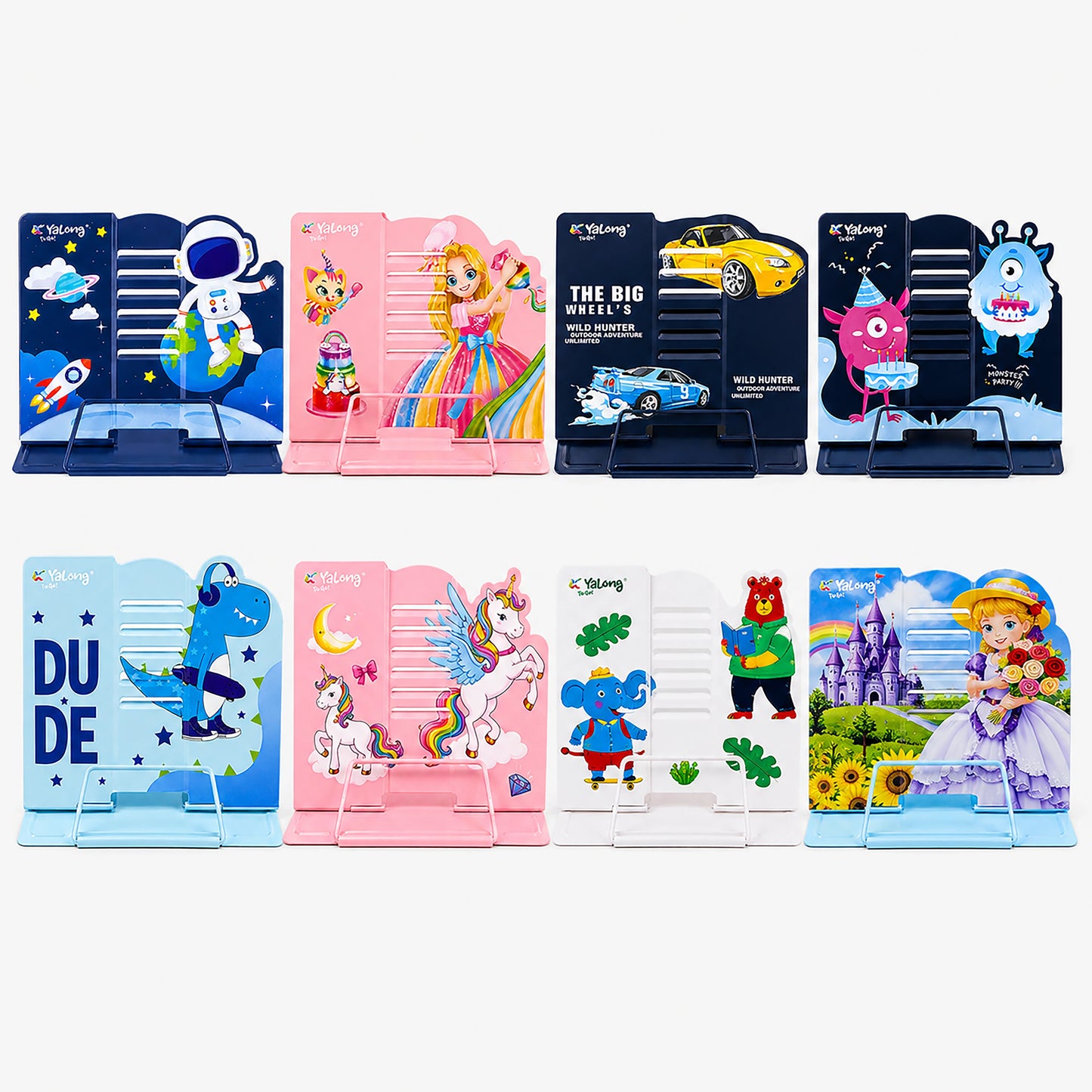 Yalong Kids Adjustable Book Holder Stand for Study Table