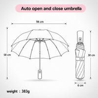 Unique Lotus Grip Umbrella with Automatic Folding & UV Protection