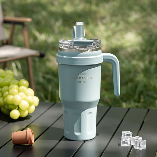SITARAYURI Premium Insulated Steel Tumbler with Handle 1100ml