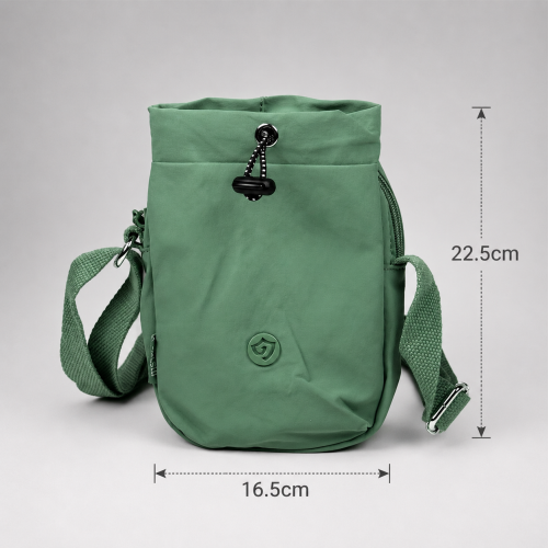 Water-Resistant Mini Crossbody Utility Bag for Daily Essentials