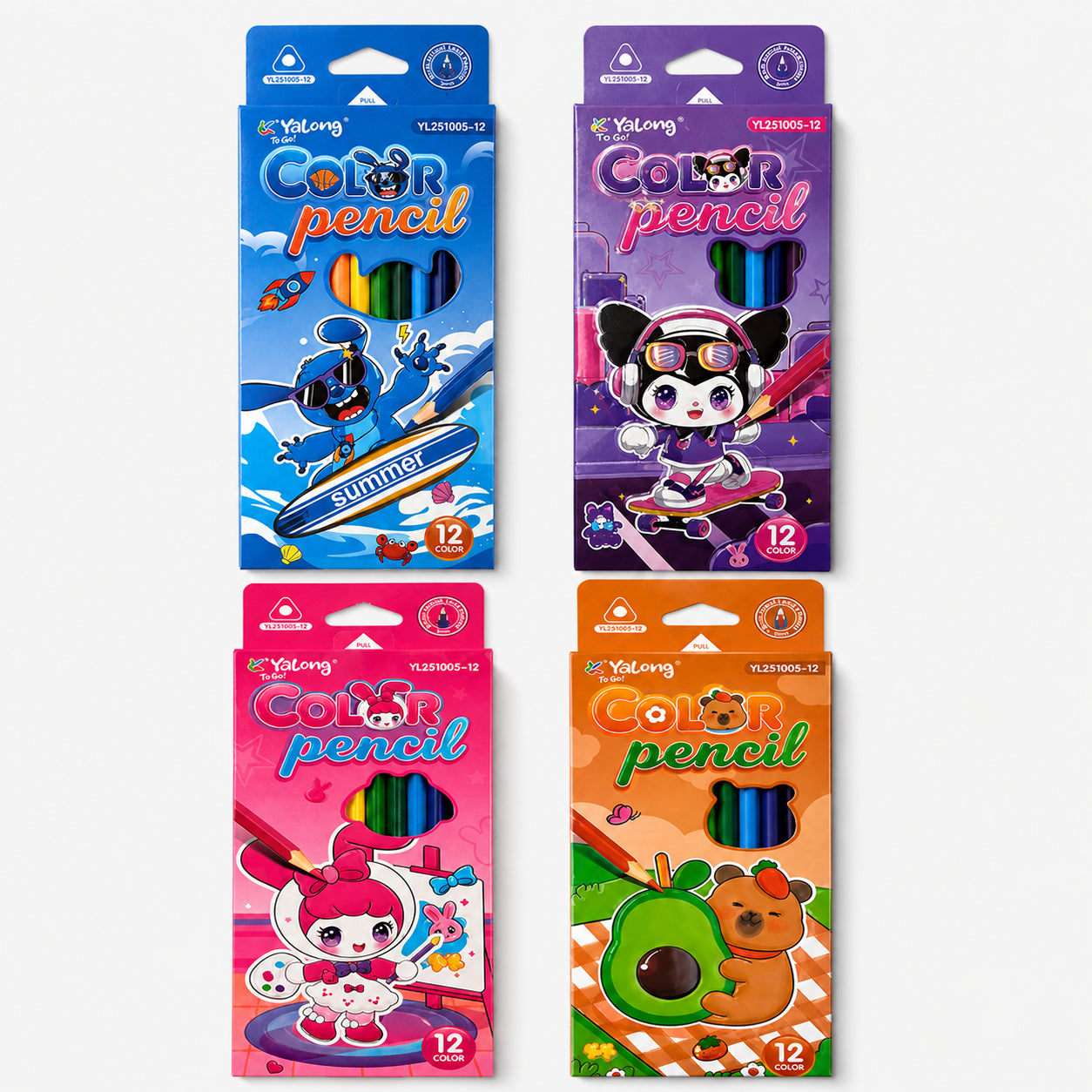 Yalong Kids Colour Pencil Set for Creative Drawing