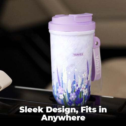 Premium Vacuum Insulated Cup with Lid - 600ml