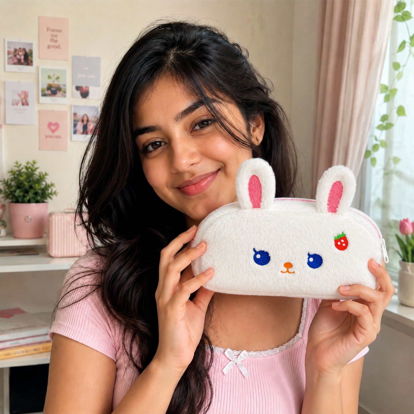 Premium Plush Pencil Pouch for Kids with Spacious Storage