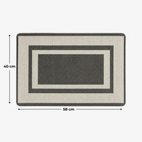 Premium Floral Anti-Slip Doormat for Entryway/Kitchen/Bathroom