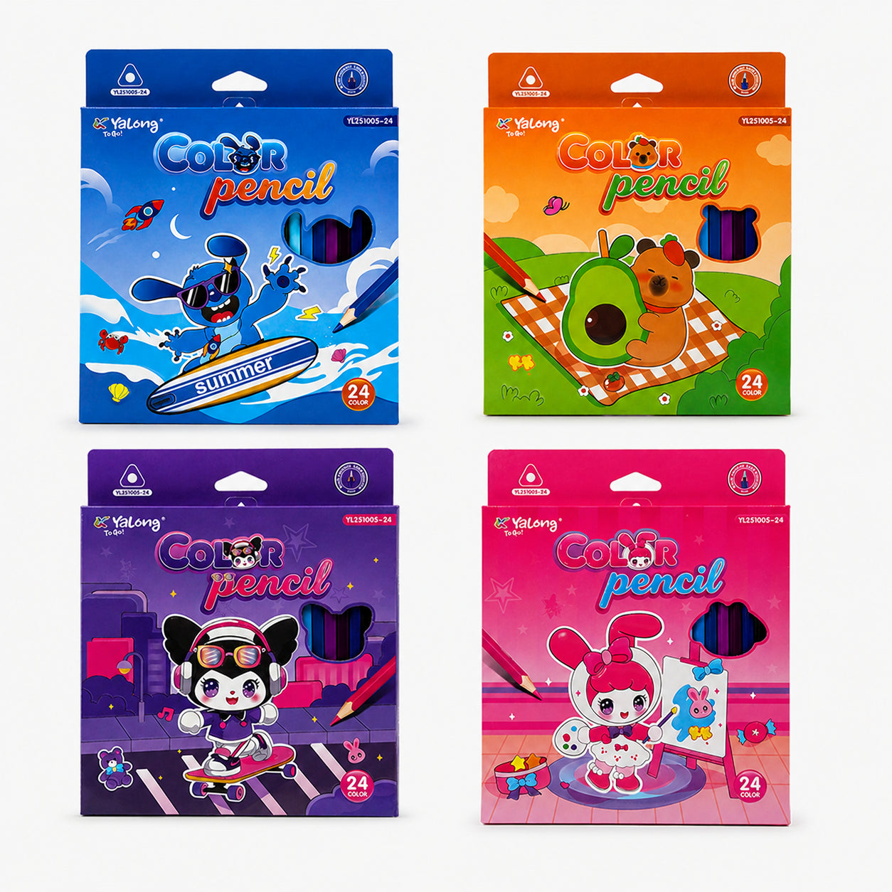 Yalong Kids Colour Pencil Set for Creative Drawing