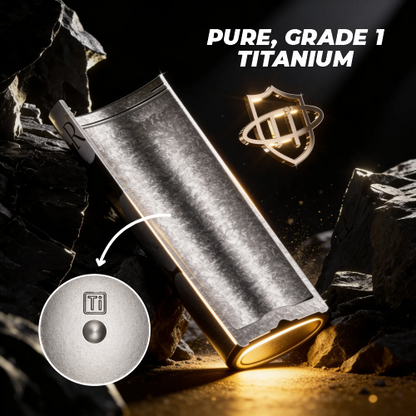 Pure Titanium Insulated Vacuum Tumbler with Floral Prints - 520ml