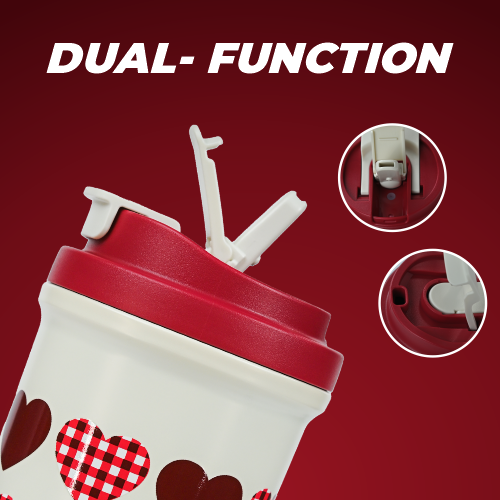 Premium Vacuum Insulated Cup with Lid - 600ml