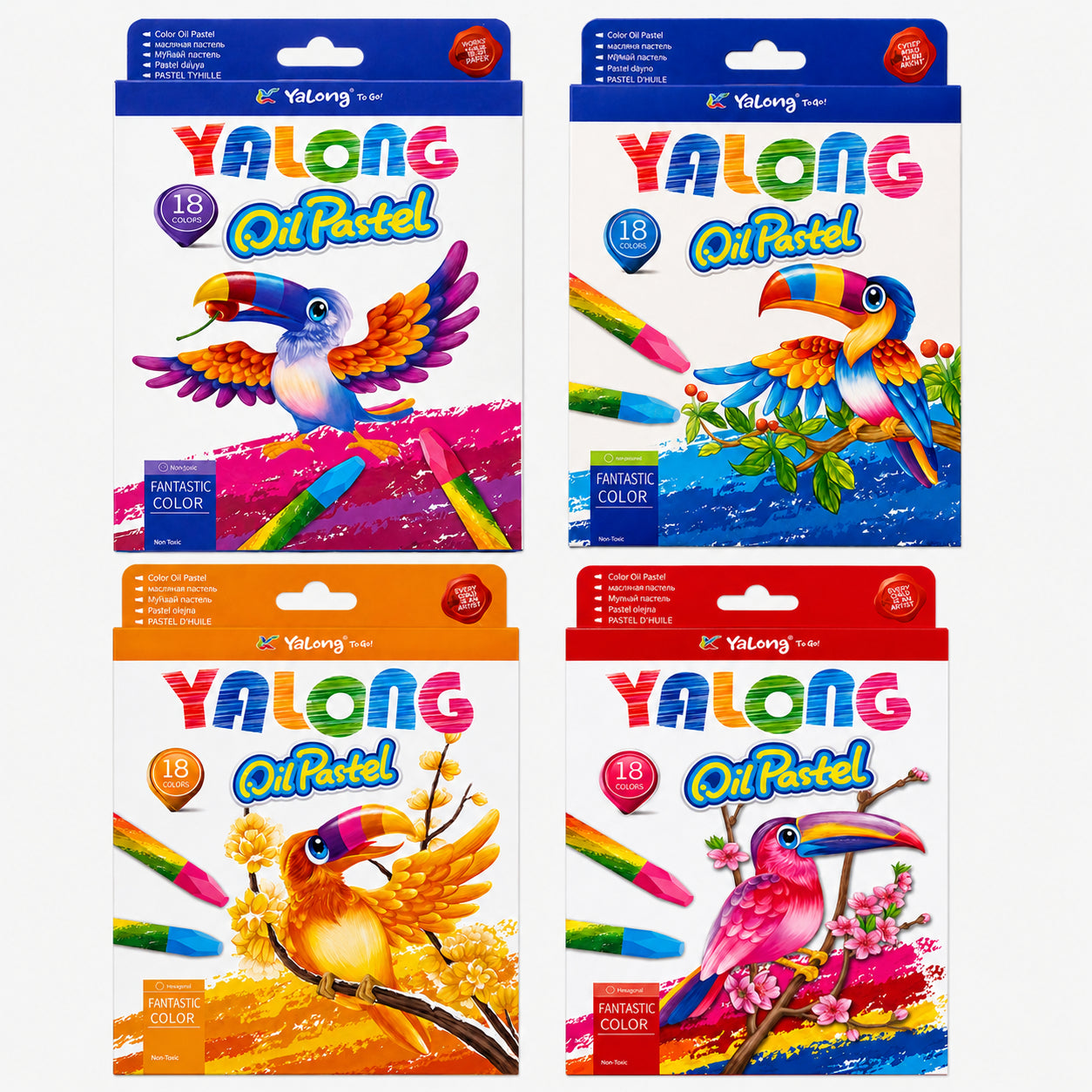 Yalong Smooth Oil Pastel Colours for Creative Art