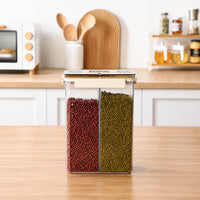 HOMX Airtight Storage Container – Multi-Compartment, Sealed, Free Cup