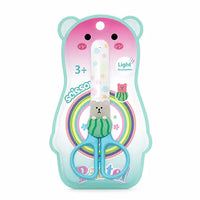 Yalong Cute Bear Safety Scissors for Kids with Soft Grip Handle