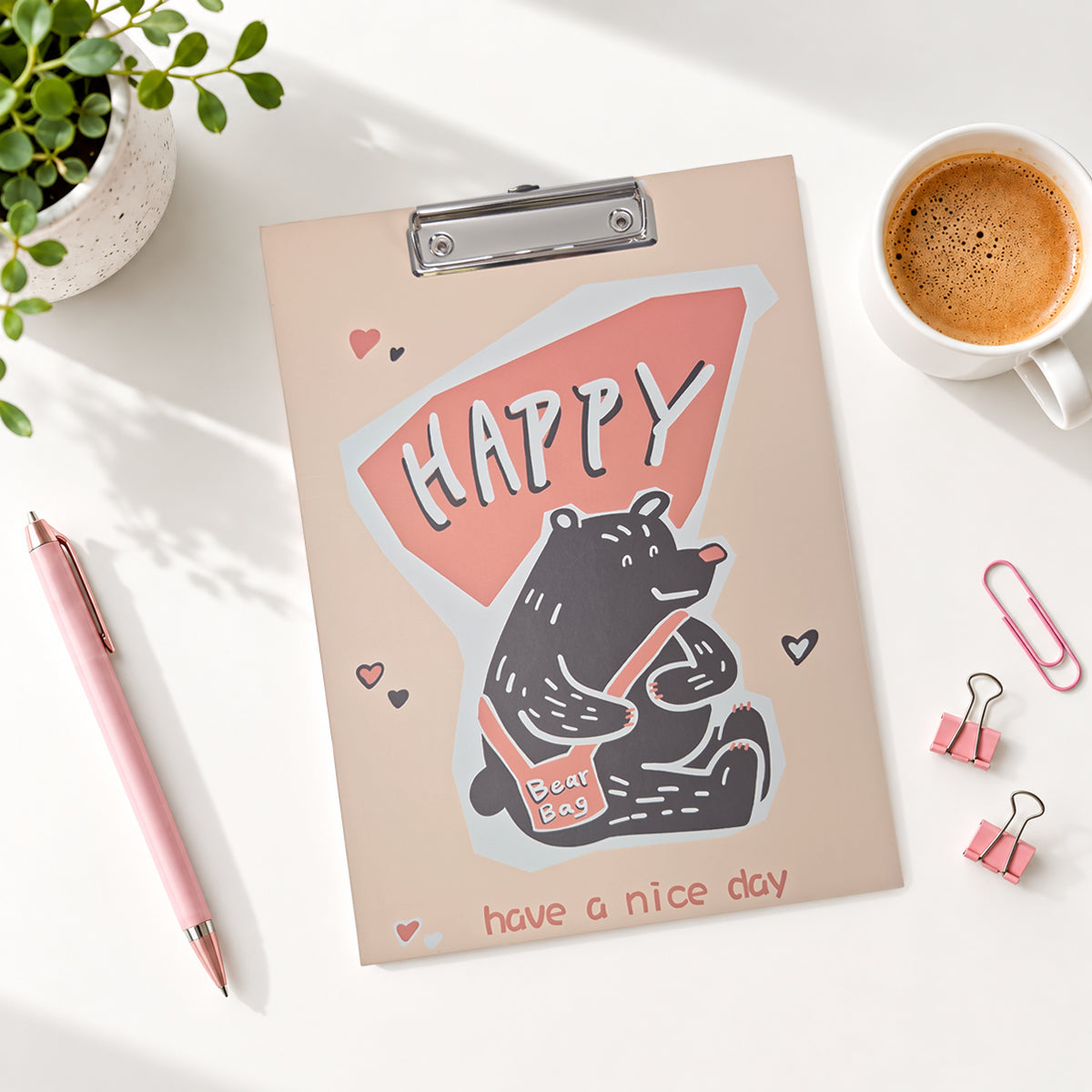 Cute Lightweight Writing Clipboard for Office