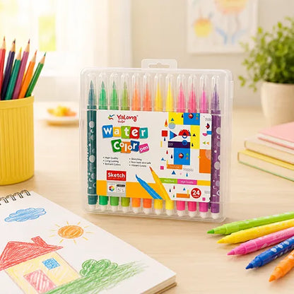 Yalong Washable Water Colour Pen Set for Kids