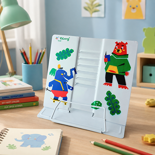 Yalong Kids Adjustable Book Stand for Reading Desk/Study Table