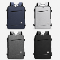 Trendy Waterproof Laptop Backpack with USB & Anti-Theft Design
