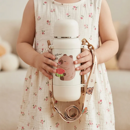 SHOTAY Cute Insulated Thermos/Flask for Kids - 800ml