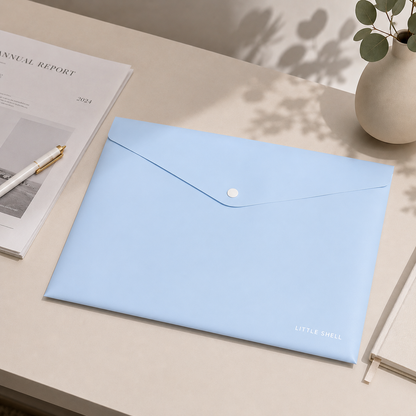 Expanding Accordion File Folder with Elastic Closure