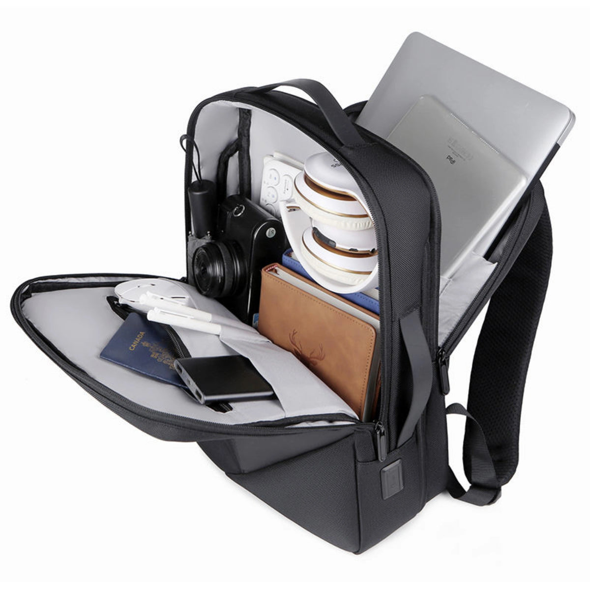 KokoSmile Waterproof Anti-Theft Laptop Backpack with USB Port