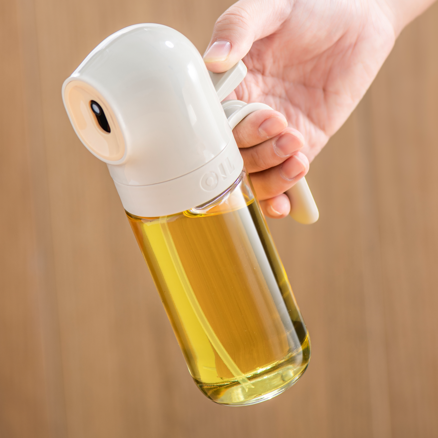 Fine Mist Oil Sprayer for Cooking | 250ml Glass Dispenser