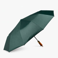 Premium UV Protection Umbrella with 12K Fiber Ribs & Wooden Handle