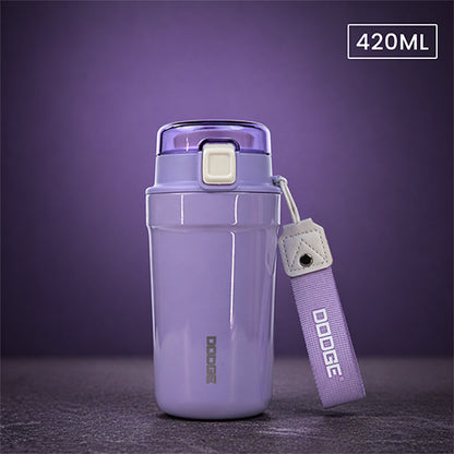 Dodge Pro Modern Insulated Steel Sipper Bottle - 420ml