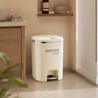 HOMX Step Trash Can 20L – Foot Pedal, Silent Slow-Close, Glossy Finish
