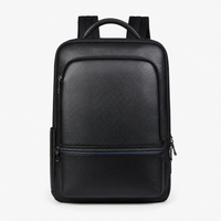 Smart Waterproof Genuine Leather Travel Backpack/Laptop Bag