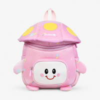 Mushroom Smiley Waterproof Kids Backpack