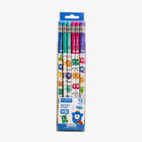 Yalong Cute Cartoon HB Writing Pencil Set  – Set of 12