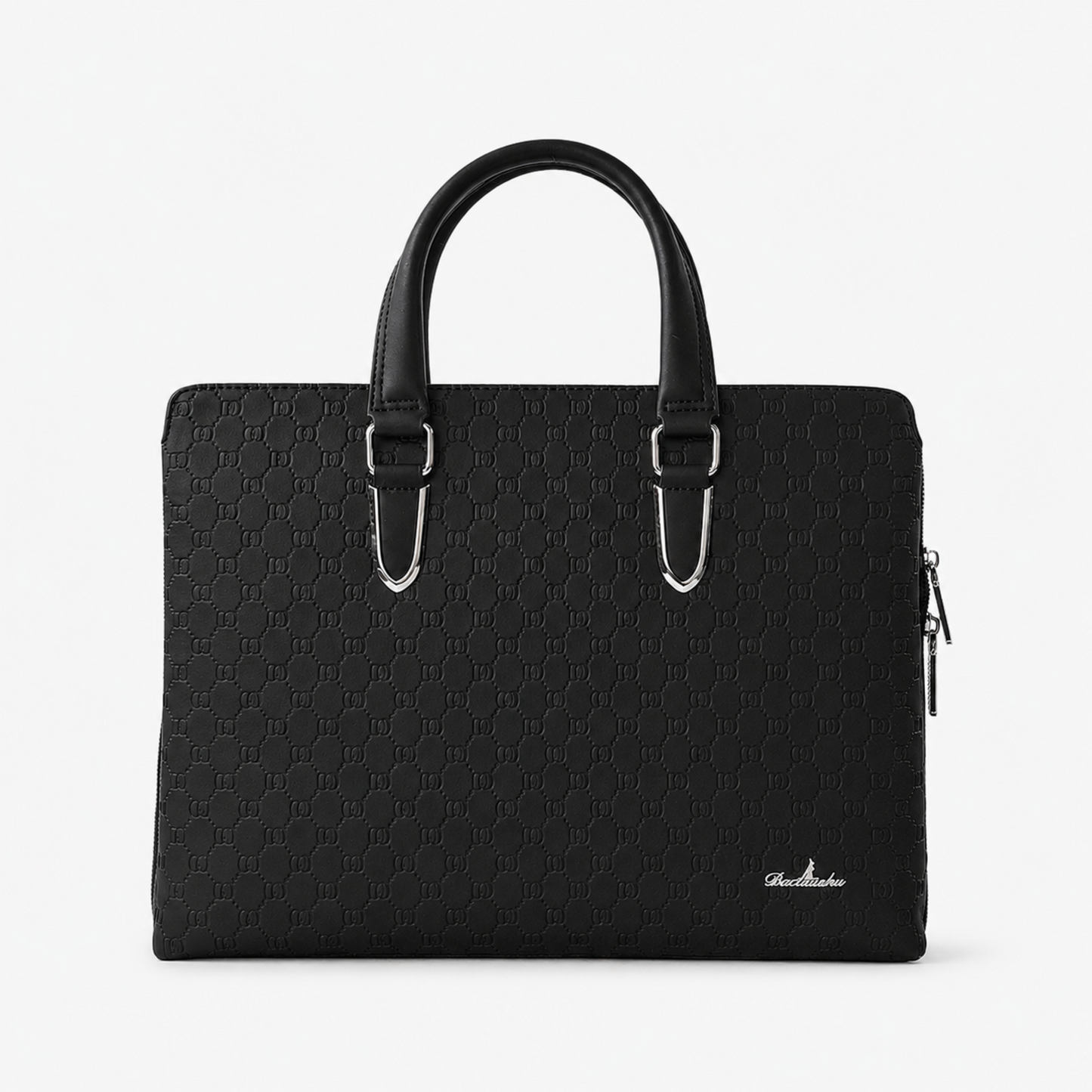 Premium Textured PU Leather Unisex Laptop Briefcase