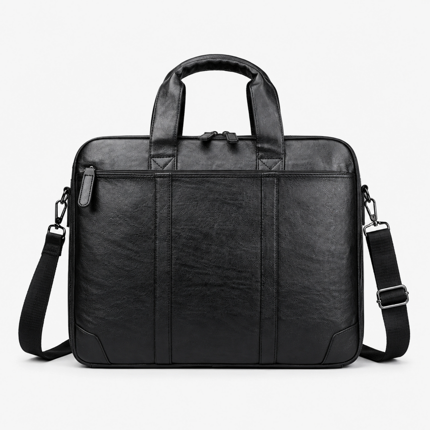 Unisex PU Leather Laptop Bag for Work & Travel
