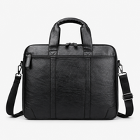 Unisex PU Leather Laptop Bag for Work & Travel