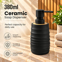 Unbreakable ABS Liquid Soap Dispenser Bottle 380ml