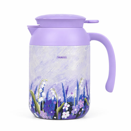 Premium Insulated Flask with Handle & Leak-proof Lid - 1200ml
