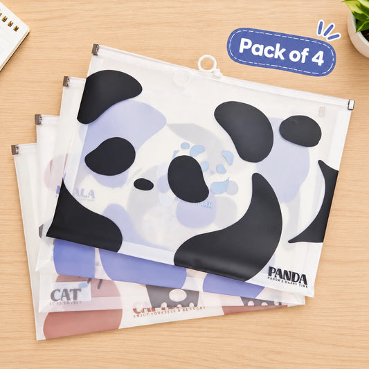 A4 Water Resistant Zipper Document Organizer Pouch