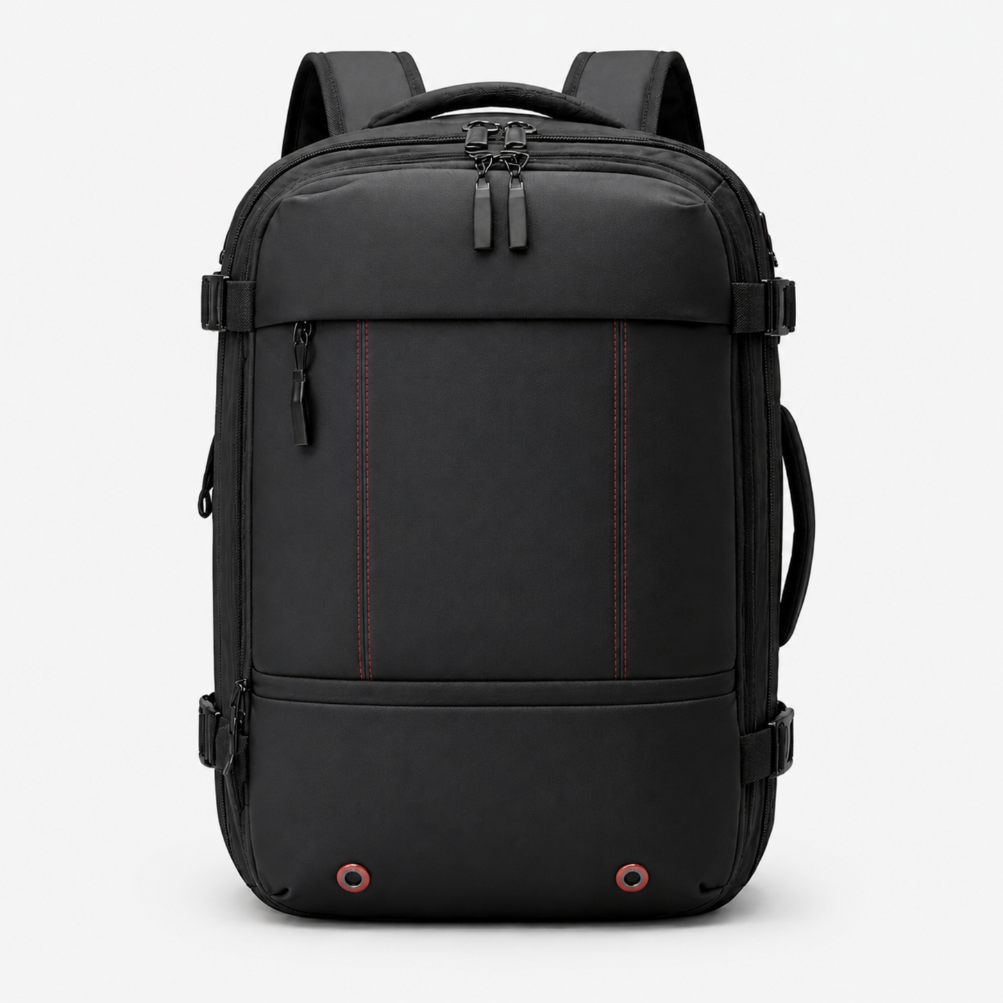 Smartest Double Space PU Vacuum Compression Travel Backpack