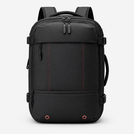 Smartest Double Space PU Vacuum Compression Travel Backpack
