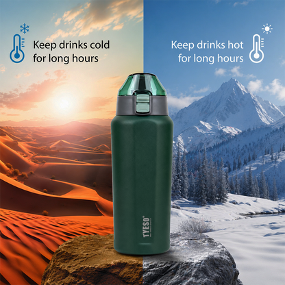 Trendy TYESO Premium Insulated Water Bottle - 600ml