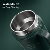 SITARAYURI Premium Insulated Steel Tumbler with Handle 1100ml