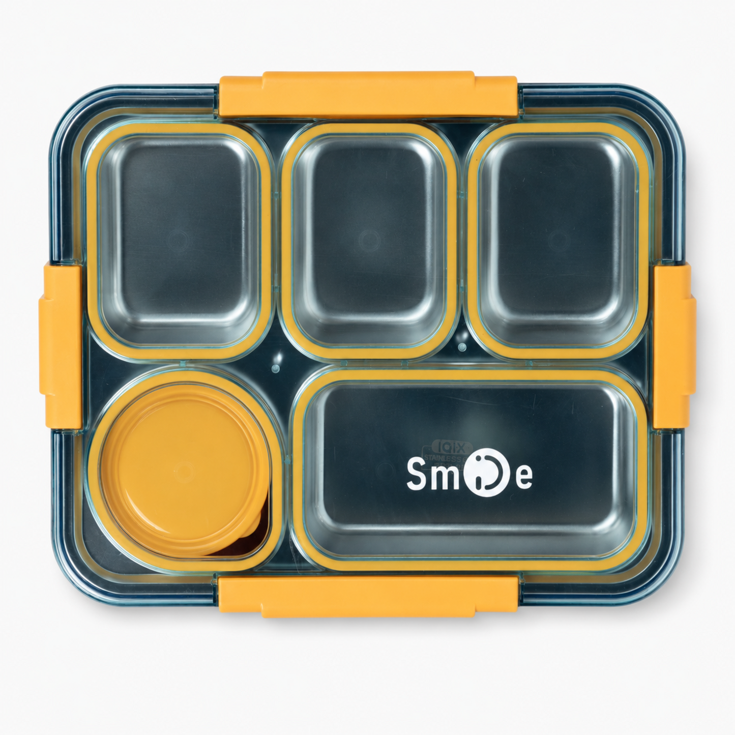 Bento Stainless Steel Lunch Box – 5 Compartment – 1400ml
