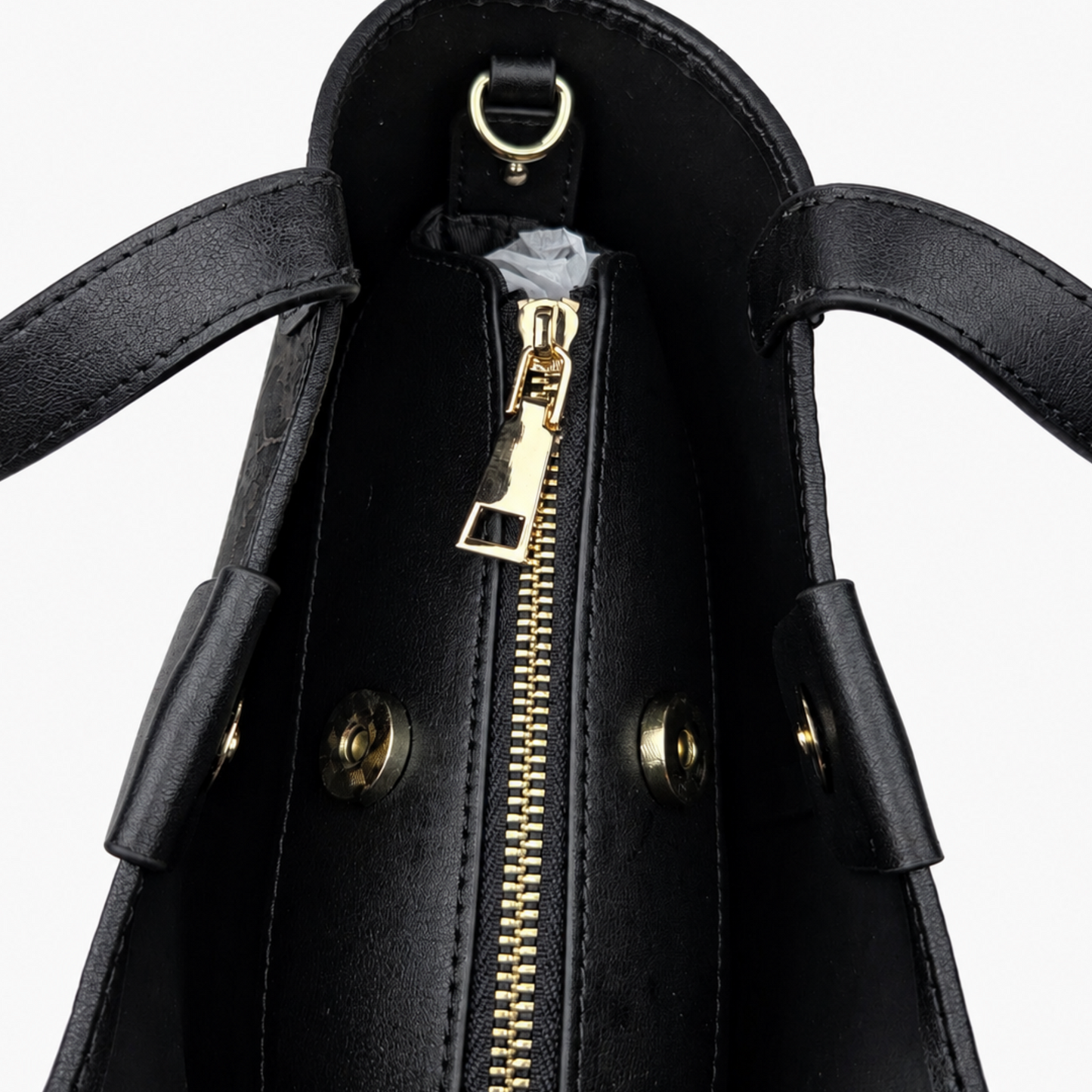 Unique Handcrafted Leather Tote Bag with Hangzhou Silk